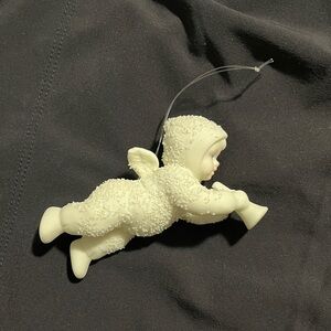 Department 56 Snowbabies Noel Angel with Trumpet